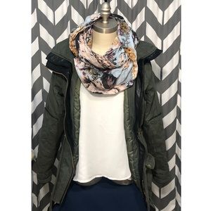 Charlotte Russe Green Parka